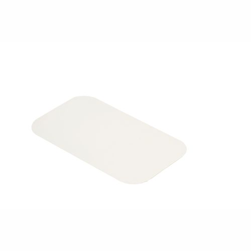 50 Einlegedeckel, PP-beschichtet eckig 21,8 cm x 12,3 cm von Starpak