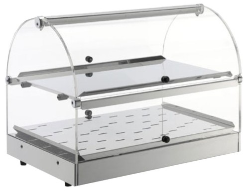 NEUMÄRKER Backwaren-Warmhaltevitrine Hot Food II 500x350x380 mm