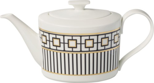 Villeroy & Boch Teekanne klein, 21 x 9 x 10,5 cm, Serie MetroChic Gifts, Inhalt: 0,44 Liter
