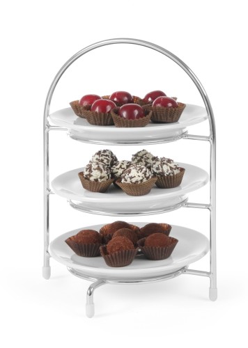 HENDI Teller-Etagere - 185x120x(H)260 mm - geeignet für Teller bis max. Ø 170 mm -