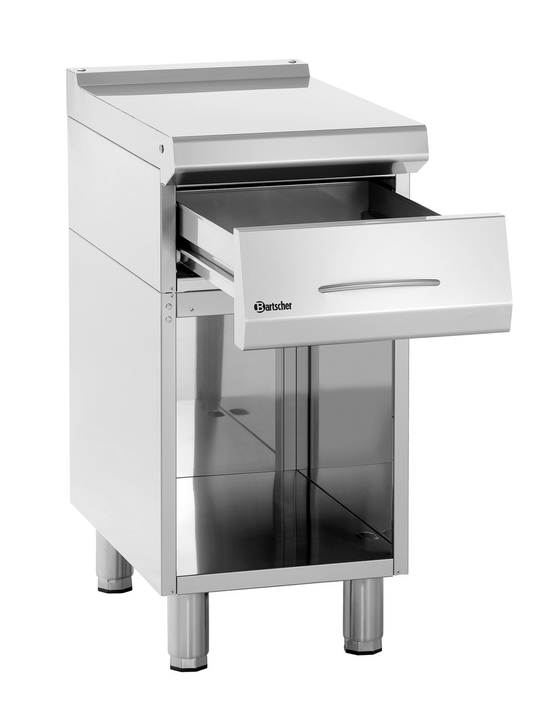 Bartscher Arbeitselement 700, B400, UO | Füße höhenverstellbar: Ja | Maße: 40 x 70 x 850 cm. Gewicht: 32,6 kg