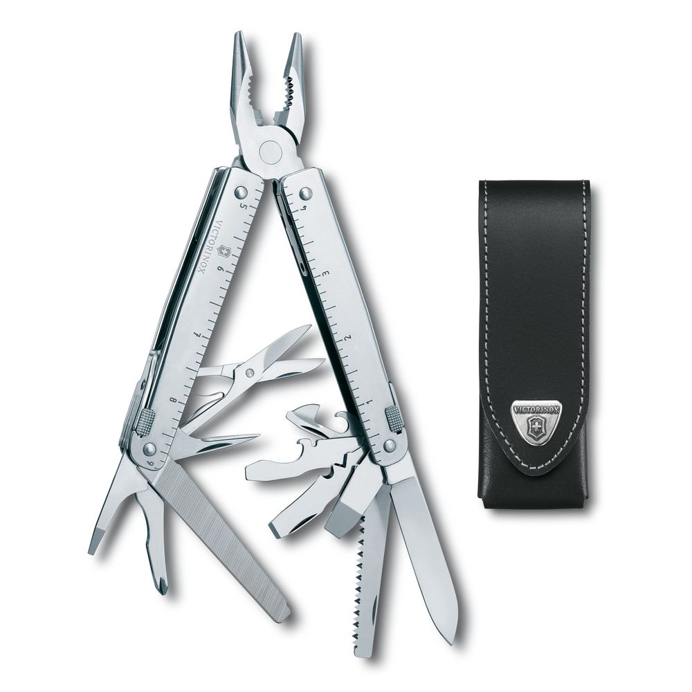 Victorinox SwissTool X, in Leder-Etui