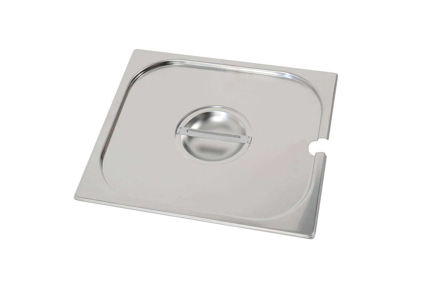 Bartscher Deckel 2/3GN, mit Löffelaussparung |Silikondichtung: Nein | Maße: 35,4 x 32,5 x 2cm. Gewicht: 0,6 kg