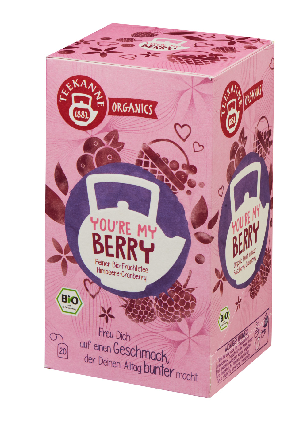Teekanne Organics You're my Berry, Inhalt: 20 Beutel - Glasportion.