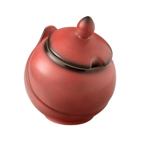 Seltmann Bowl komplett 5120 0,50 l, rund mit Relief, Form: Buffet-Gourmet, Dekor: 57126 ziegel4, hohe Kantenschlagfestigkeit, Made in