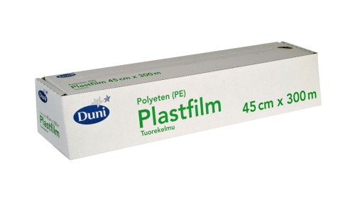 Duni Frischhaltefolie (PE) 0,45 x 300 m Transparent, 6 Stk/Krt (6 x 1 Stk)