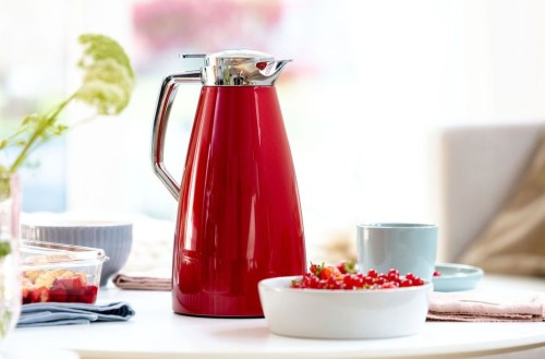 Emsa PLAZA Isolierkanne Quick Tip 1 Liter - Rot