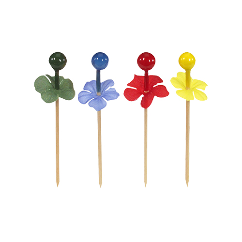 144 Deko-Picker 7 cm farbig sortiert "Beeren" von PAPSTAR