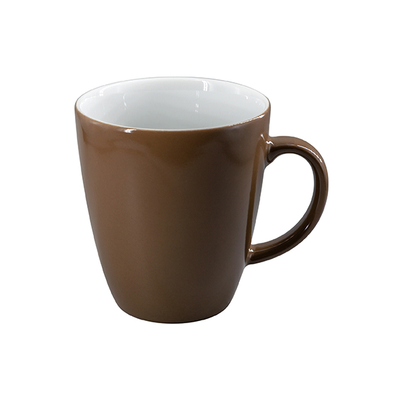 Becher mit Henkel 0,35 l - Form: Table Selection - Dekor 79921 nougat - aus Porzellan. Hersteller: