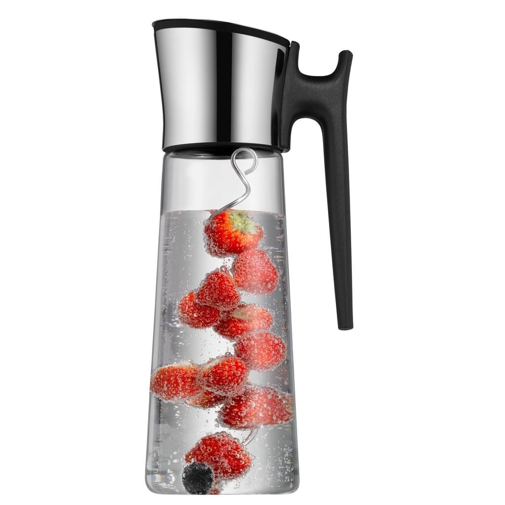 WMF Wasserkaraffe BASIC mit Griff Inhalt 1,5 Liter, schwarz