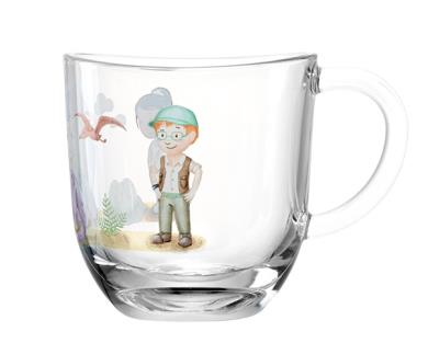 Leonardo Bambini Tasse Dino 280ml Material:Glas Serie Bambini Avventura