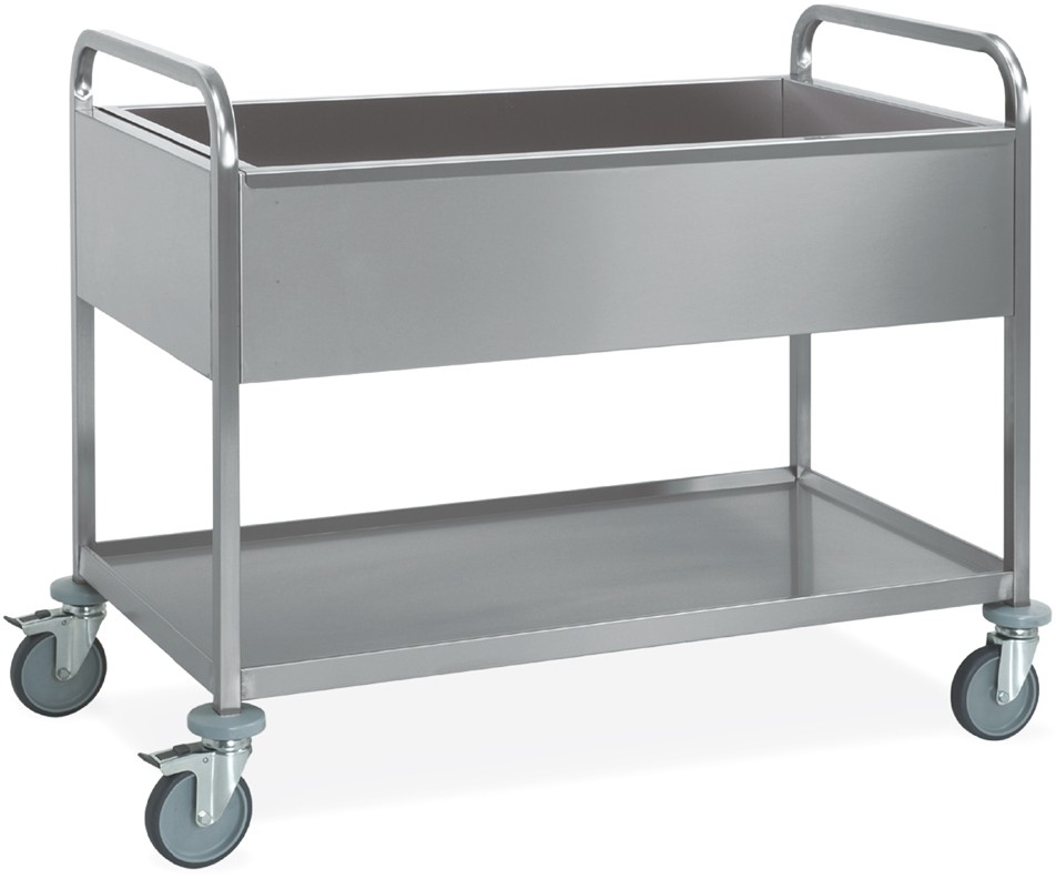 ETERNASOLID® Abräumwagen-S mit Seitenverkleidung