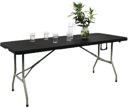 Bolero Buffet-Tisch klappbar 183cm schwarz