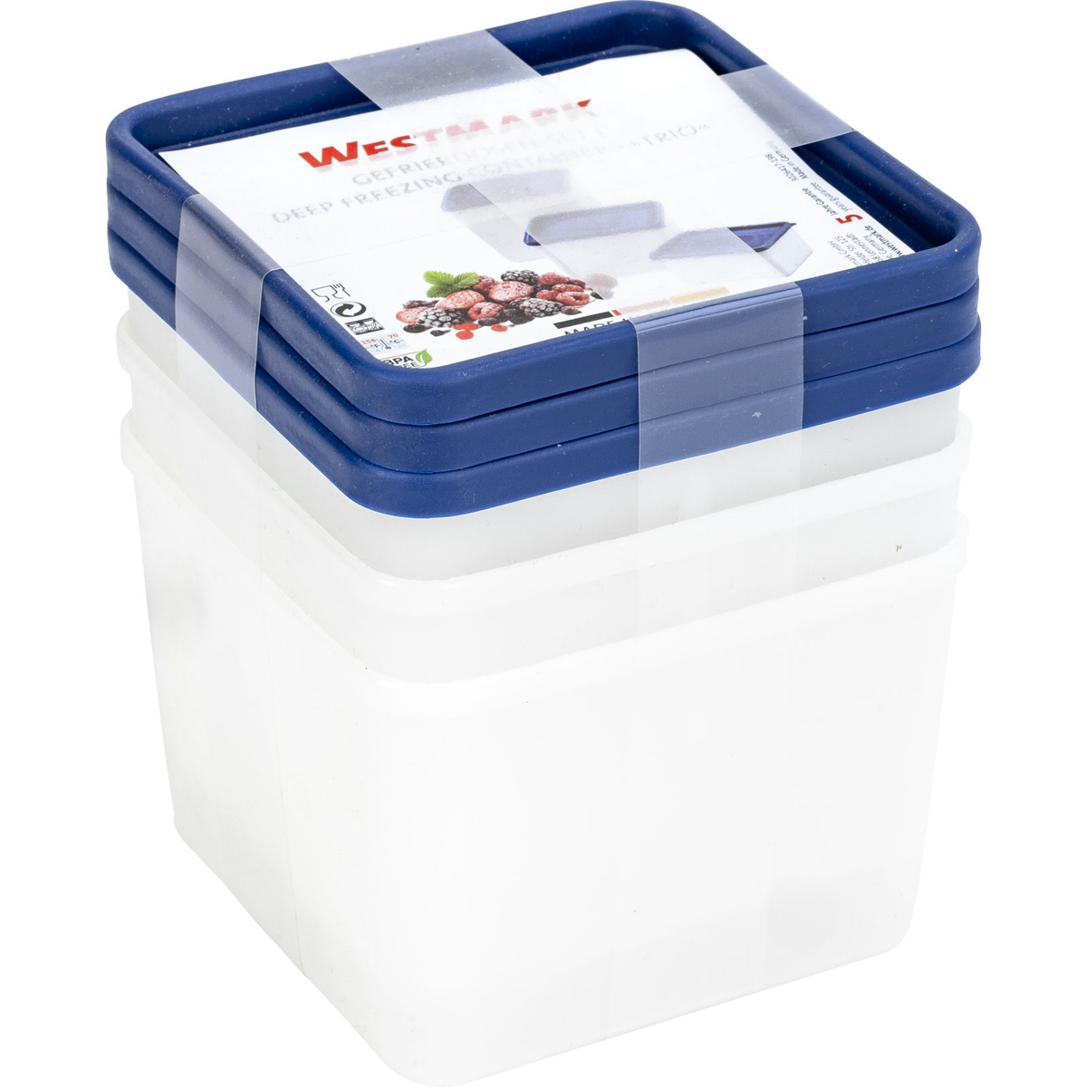 4 Gefrierdosen »Trio«, 0,5 l