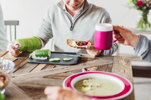 Ornamin Teller 921, Ø27cm Rand brombeer