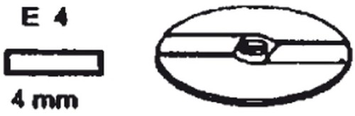 NEUMÄRKER Schneidscheibe E 4 für Multi-Gemüse-Schneider