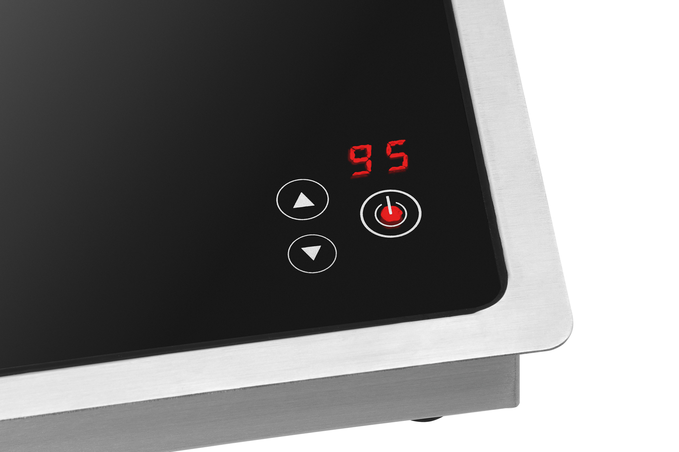 Bartscher Induktionswarmhalteplatte IW10-EB |Farbe: Schwarz ,Silber | Maße: 49 x 34,5 x 6,7 cm.Gewicht: 5,4 kg