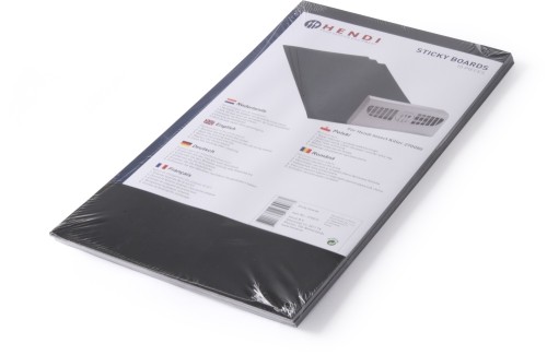 HENDI Klebeplatte für Insektenvernichter Inhalt: 10 Stück, Maße 395x210 mm