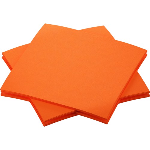 Duni Dunisoft® Serviette 20 x 20 cm Sun Orange, 2880 Stk/Krt (16 x 180 Stk)