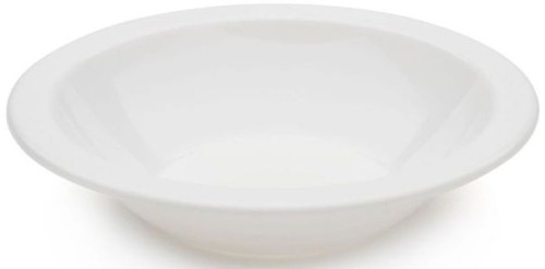 Roltex Teller in tiefer Ausführung mit 400 ml Füllvermögen und 17,3 cm Durchmesser, weiß