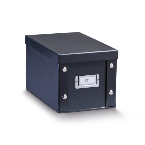 Zeller CD-Box, Pappe, schwarz