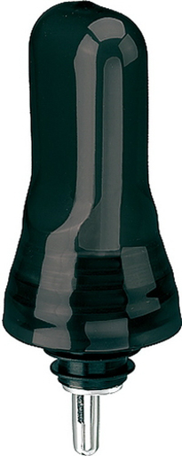 Staubkappen, 2er Set Ø 4 cmH: 8 cm ABS, schwarz spülmaschinengeeignet Farbe: Schwarz