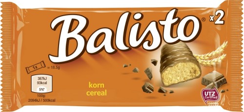 Balisto Schoko-Korn-Mix Schokoladenriegel rot 37G