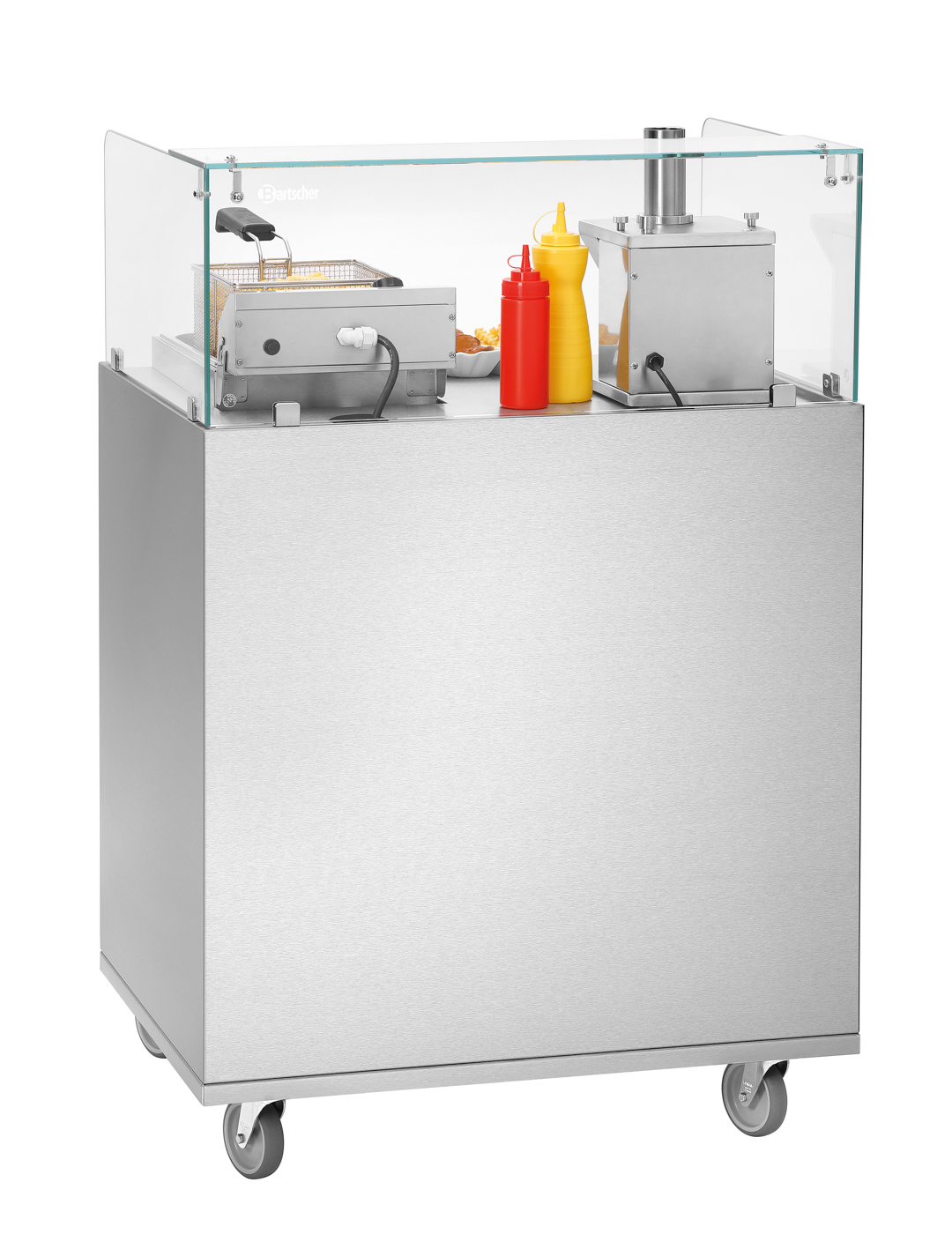 Bartscher Einlegeboden M1 Snackpoint 200 | TiefeStellfläche: 575 mm | Maße: 75,5 x 57,8 x 1,5 cm.Gewicht: 3,7 kg