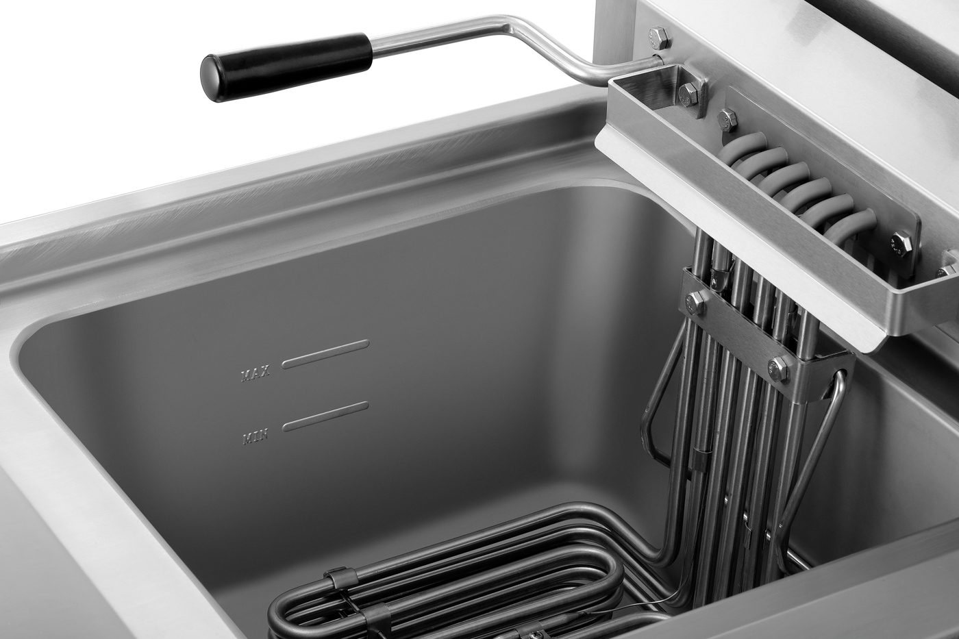 Bartscher Fritteuse 12L-10 | Eigenschaften: - |Maße: 40 x 65 x 44,2 cm. Gewicht: 15,4 kg