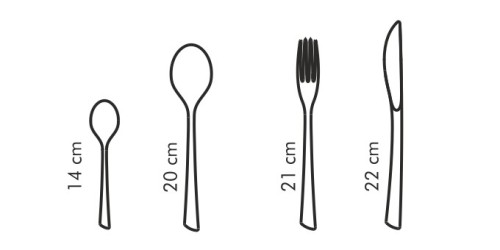 Besteck TOSCANA, Set 24 St.