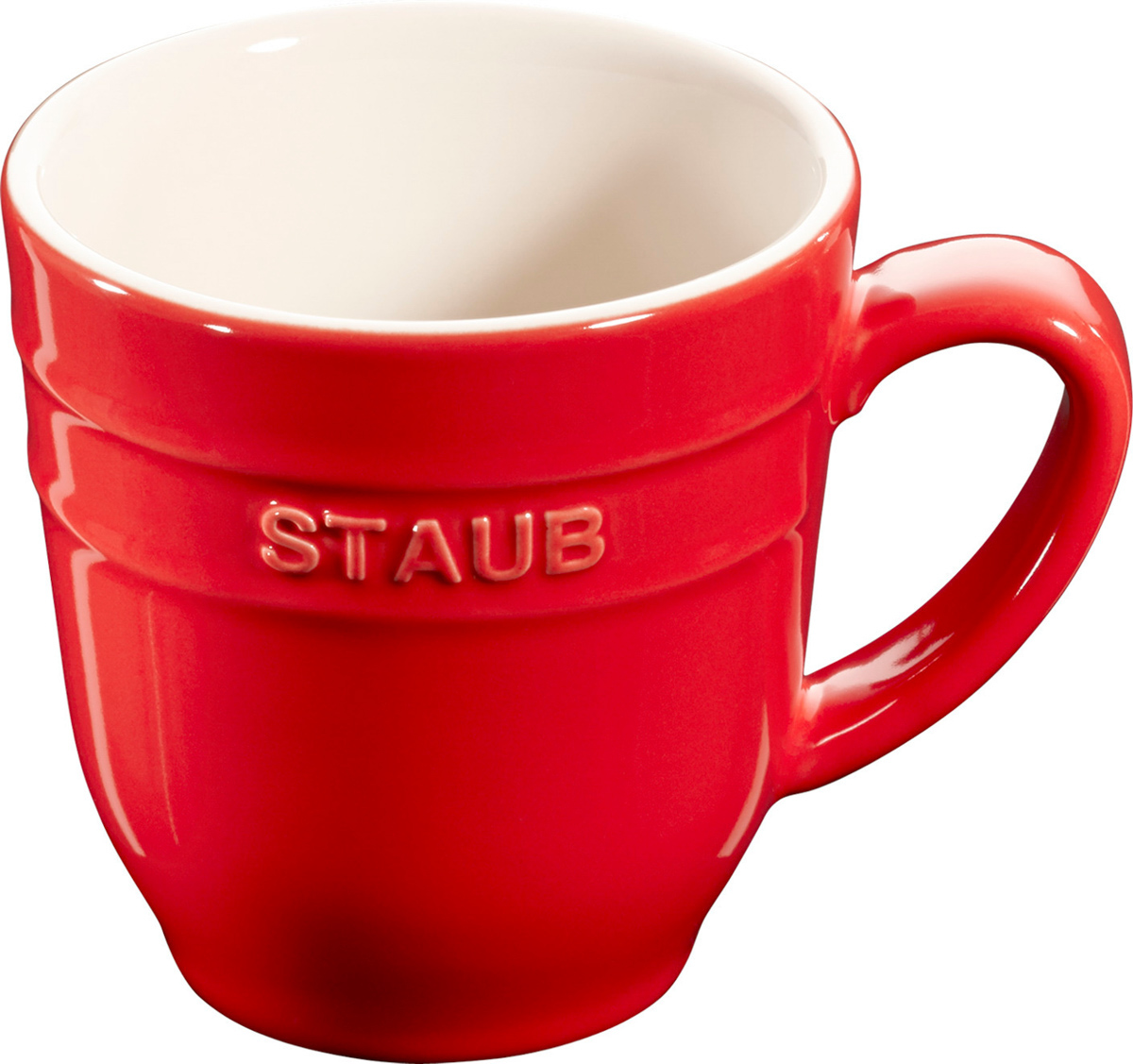 Tasse, 350 ml, Kirsch-Rot, Keramik, Serie: Ceramique. Marke: Staub