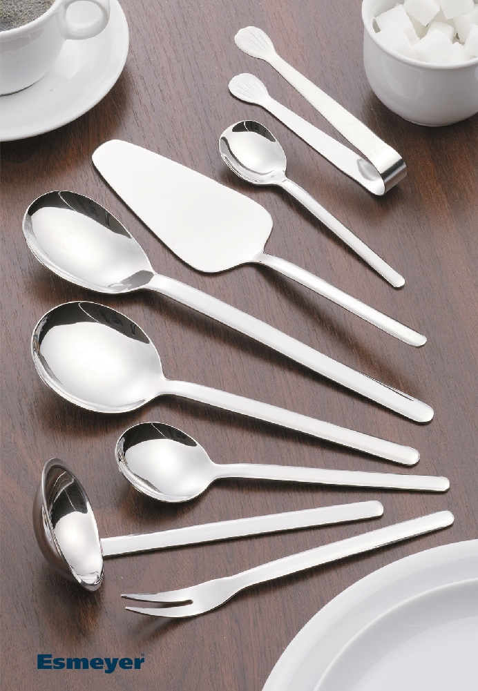 Aufschnittgabel BETTINA, Edelstahl 18/10, poliert, Länge: 16 cm