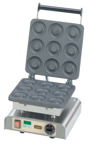 NEUMÄRKER Dony Donuteisen I mit Digitaltimer, Aluminiumplatten beschichtet 310x340x250 mm