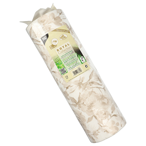 Tischläufer, stoffähnlich, PV-Tissue Mix "ROYAL Collection" 24 m x 40 cm sand "Rose" von PAPSTAR