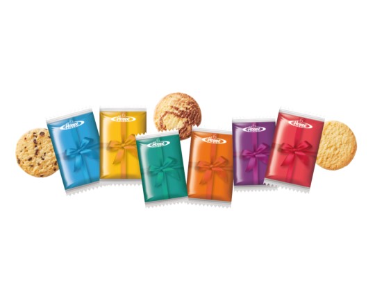 Hoppe Gebäckmischung SURPRISE MIX Inhalt: 150 Stck. à 7 gr. je Karton Jeder Keks einzeln hygienisch verpackt