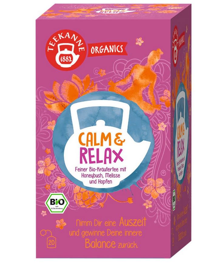 Teekanne Organics Calm & Relax, Inhalt: 20 Beutel - Glasportion.
