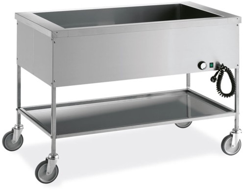 ETERNASOLID® Bain Marie “HEATINGSTAR” ES1398, 4 x 1/1 GN, fahrbar