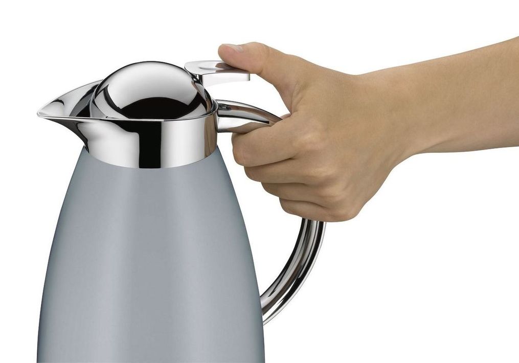 alfi Isolierkanne Signo grau matt 1,0 Liter