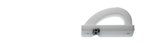 Giesser Kunststoffreinigungshobel weiß Gesamtlänge 17 cm Gewicht 400 g