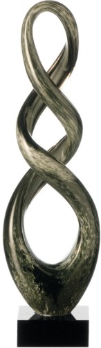 LEONARDO Skulptur 39 grau/schwarz Turn