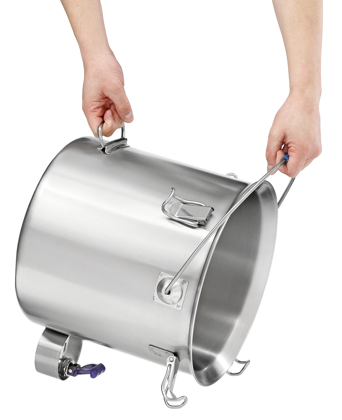 Bartscher Thermo-Transportbehälter 20L Plus |Ablasshahn: Ja | Maße: 34,3 x 39,5 x 34,5 cm.Gewicht: 7,1 kg