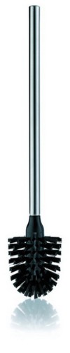Kela Wc-Bürste-Edelstahl Griff La Brosse PET-Kunststoff schwarz Matt 42,5cm 8cmØ
