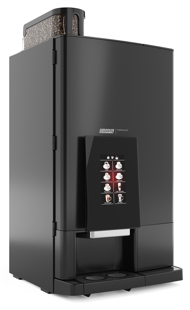 BONAMAT Frischbrühgerat FreshGround XL 330 Touch Filterkaffemaschine, Touch-Bildschirm, Hochleistungsmühle ,Frischbrüh-Filterkaffee und