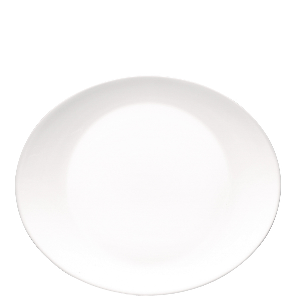 Bormioli Rocco Grangusto White Steakteller 31,7x26,2cm, weiß, Opalglas