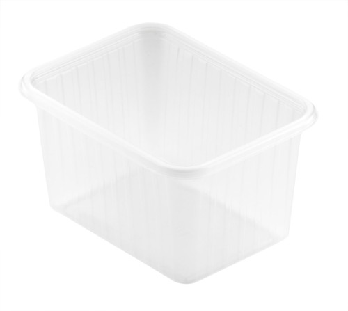 Duni Fixpack® rechteckig 750 ml Transparent ungeteilt, 500 Stk/Krt (10 x 50 Stk)