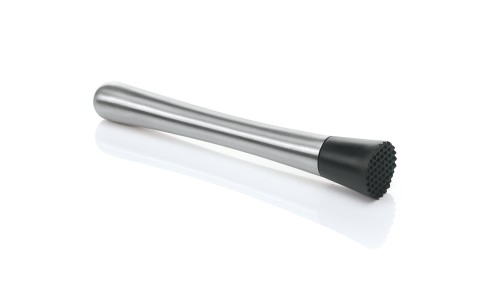 Stößel. Edelstahl, Kopf aus Polypropylen.