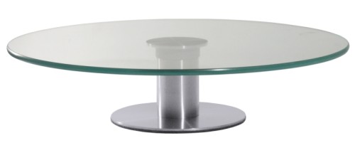 Drehbare Tortenplatte aus Glas