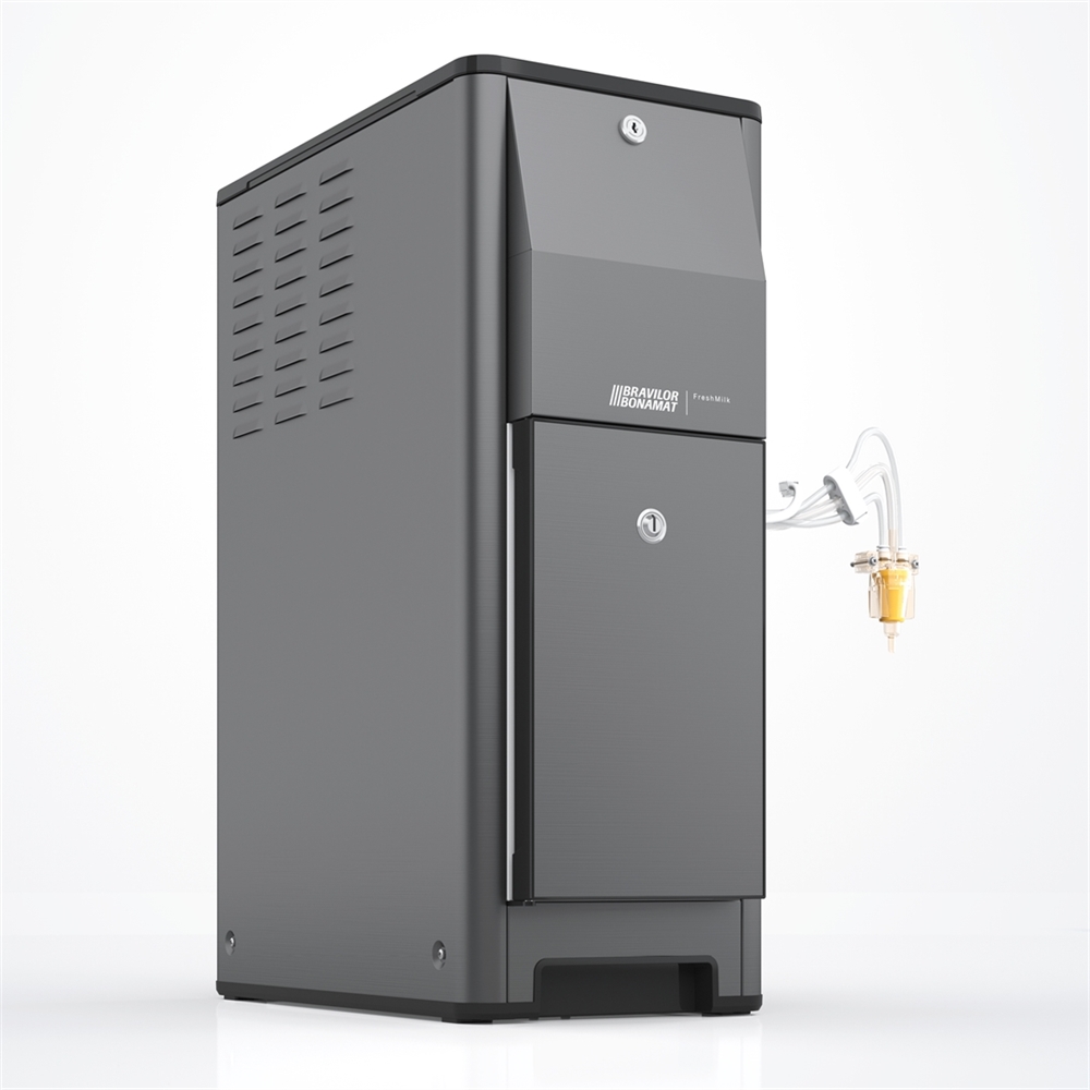 BONAMAT FreshMilk ist die Frischmilch-Lösung von Bonamat. Diese Einheit hält die frische Milch auf einer konstanten Temperatur von 4°C.