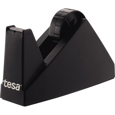 tesa® Tischabroller Easy Cut® Economy 25 mm x 66 m (B x L) schwarz, max. Größe des Klebebandes: 25 mm x 66 m (B x L),