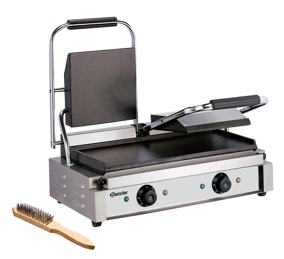 Bartscher Kontaktgrill 3600 2G | Programmierung:- | Maße: 57 x 39,5 x 21,0 cm. Gewicht: 23,5 kg